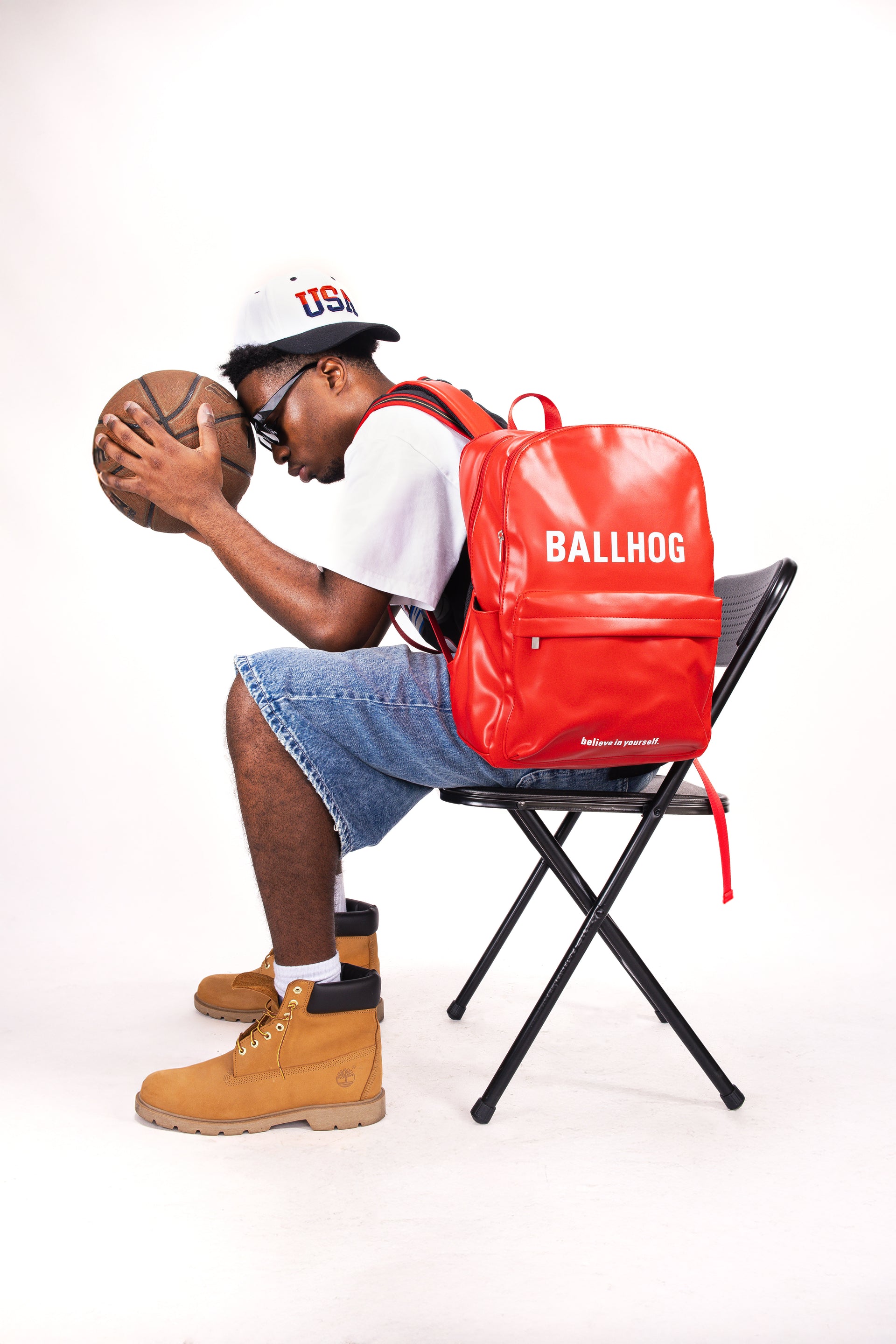 Red "Ballhog" Backpack