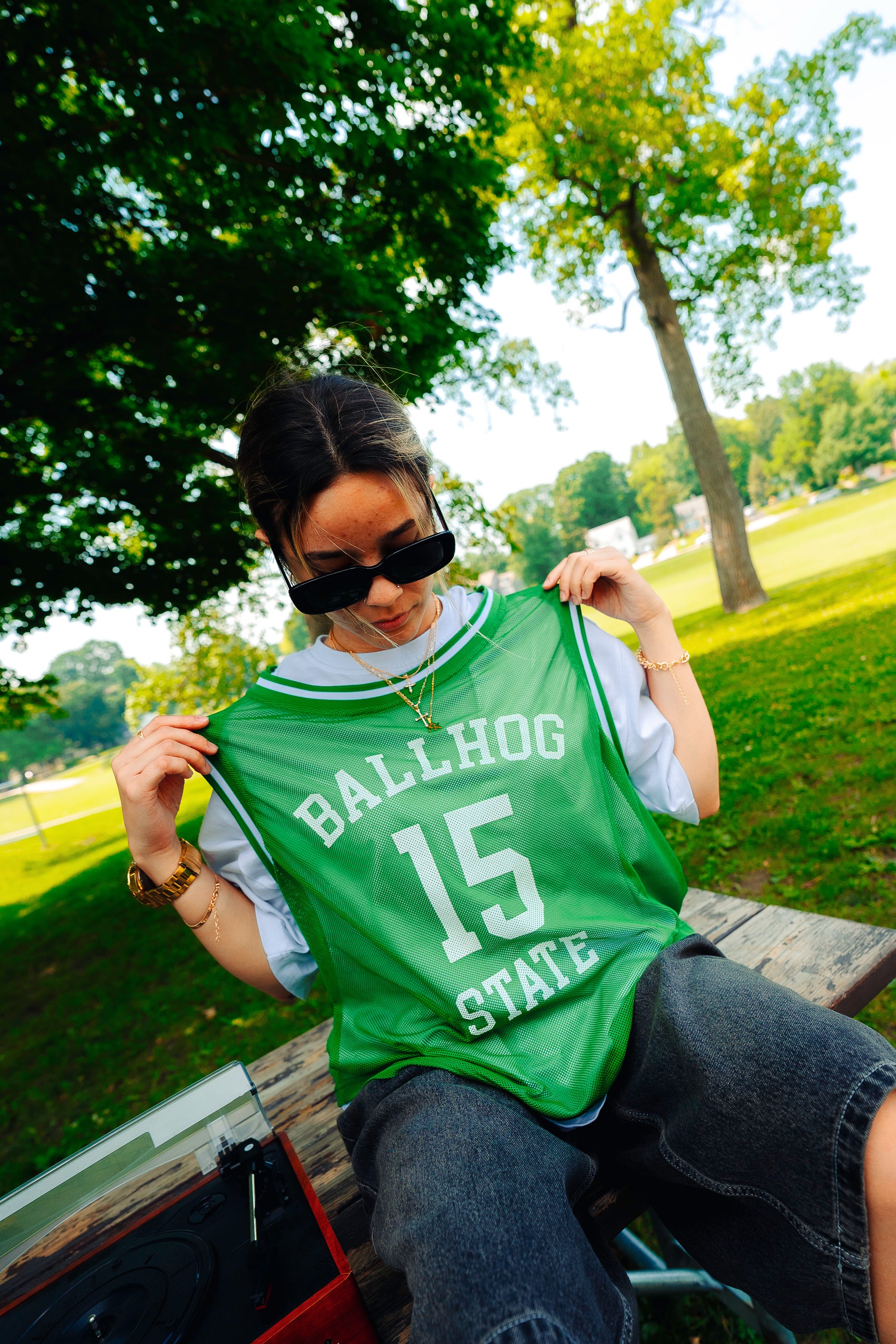 GREEN BALLHOG JERSEY